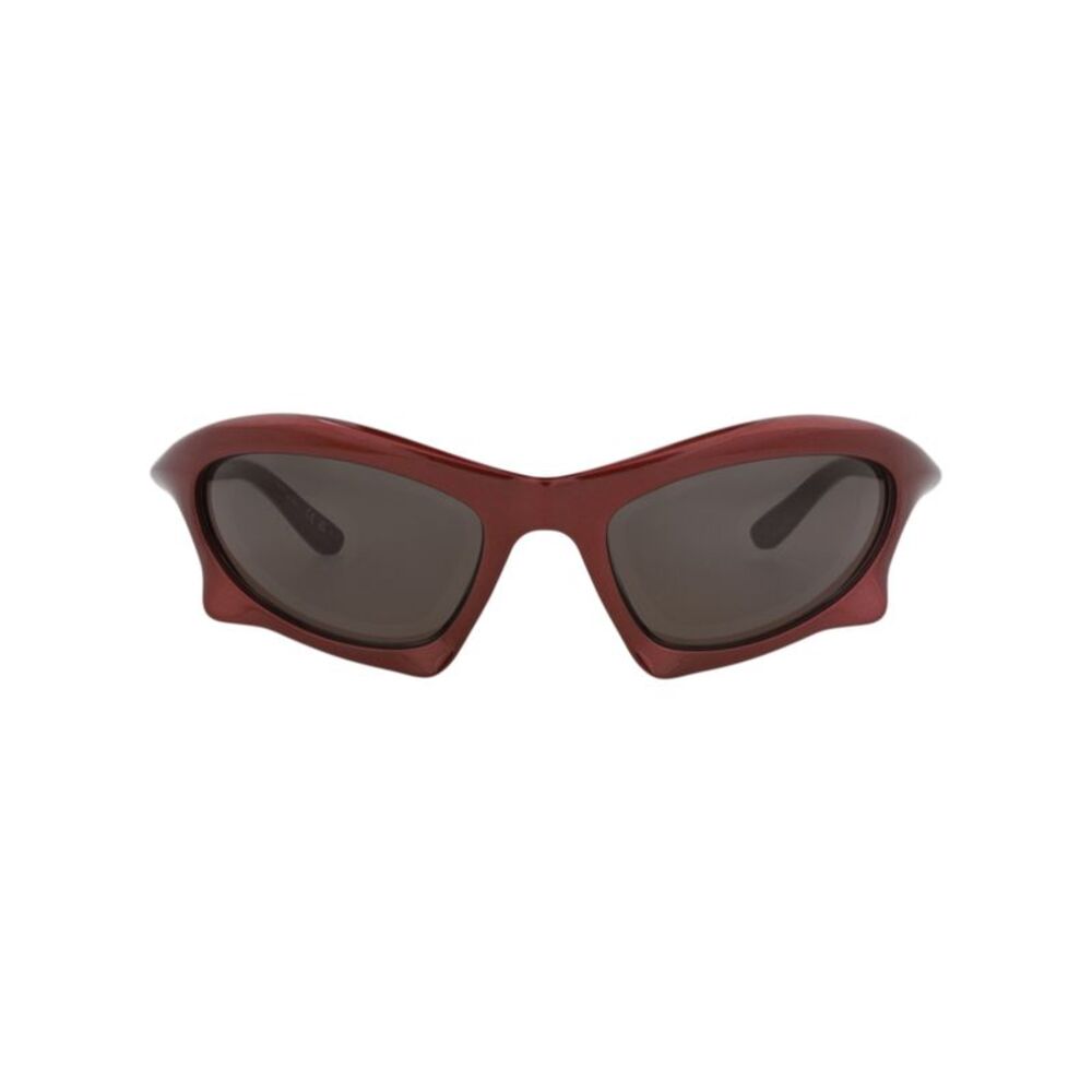 Balenciaga Shield-Frame Bio Injection Sunglasses Red Mens